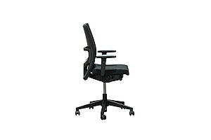 Neuwertig / Bürodrehstuhl / Haworth 'SWIVEL CHAIR' / schwarz