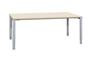 Schreibtisch / König & Neurath 'Basic 4' / ahorn / 180 x 80 cm