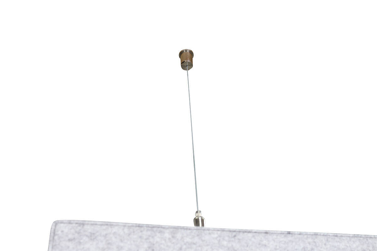 2-tlg. Set Schall-Absorber / grau + blau / Deckenmontage