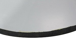 Schreibtischunterlage in Leder, schwarz