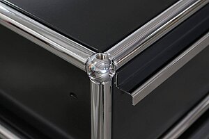 Rollcontainer / USM Haller / 3 Schubladen / graphitschwarz - NP 1617 EUR