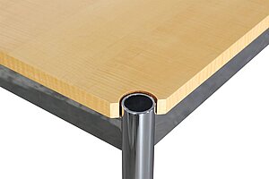 Besprechungstisch / USM Haller / 200 x 100 cm / eiche Furnier / Turnbox