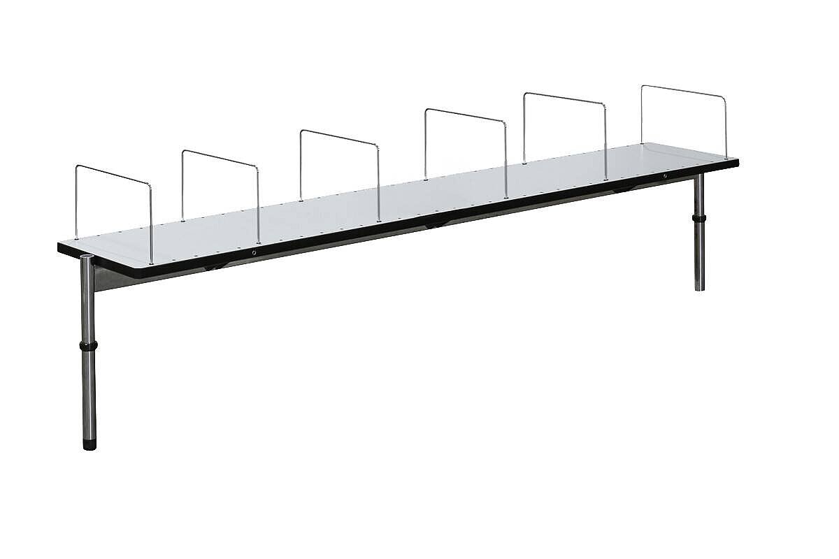 Zweite Ebene / USM Haller / perlgrau / für Schreibtische 175 cm