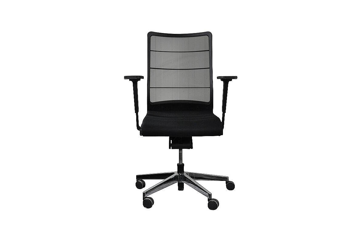 Bürodrehstuhl / Interstuhl 'AirPad' / Netzrücken / schwarz