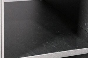 Fächerschrank / BURG / 12 Fächer / schwarz