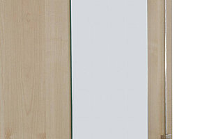 Aktenschrank / Schärf / anthrazit / Flügeltüren ahorn / 5 Ordnerhöhen / 120 cm / Höhe 188 cm