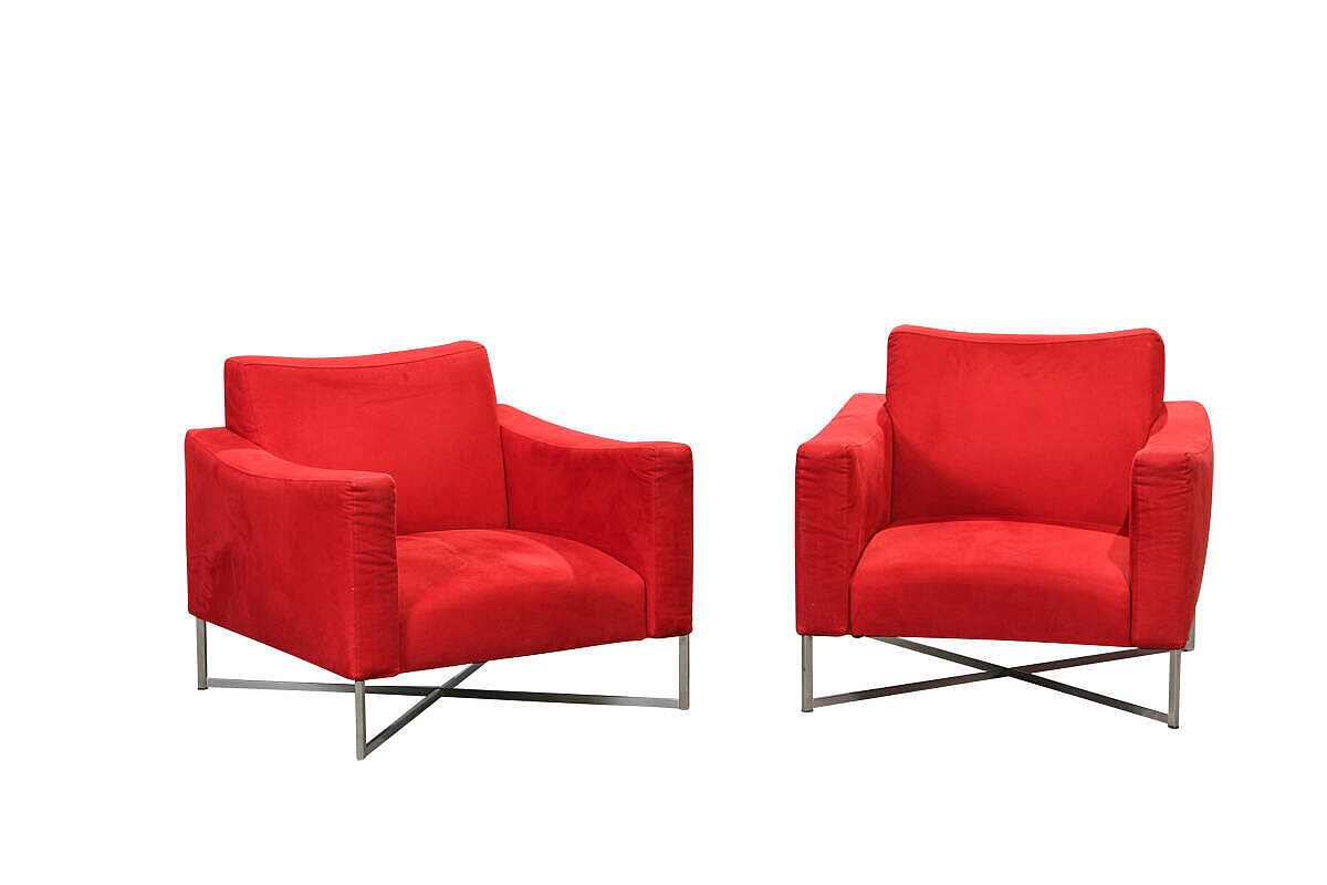 Loungesessel / KFF 'Luis Lounge' / rot / 2238 EUR