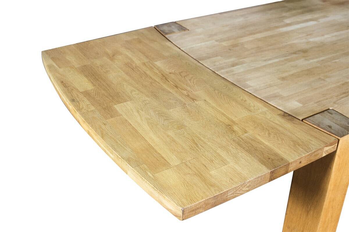 3-tlg. Set / UNIQUE LIVING FURNITURE / eiche / Tisch 200 x 100 cm / 2 Sitzbänke