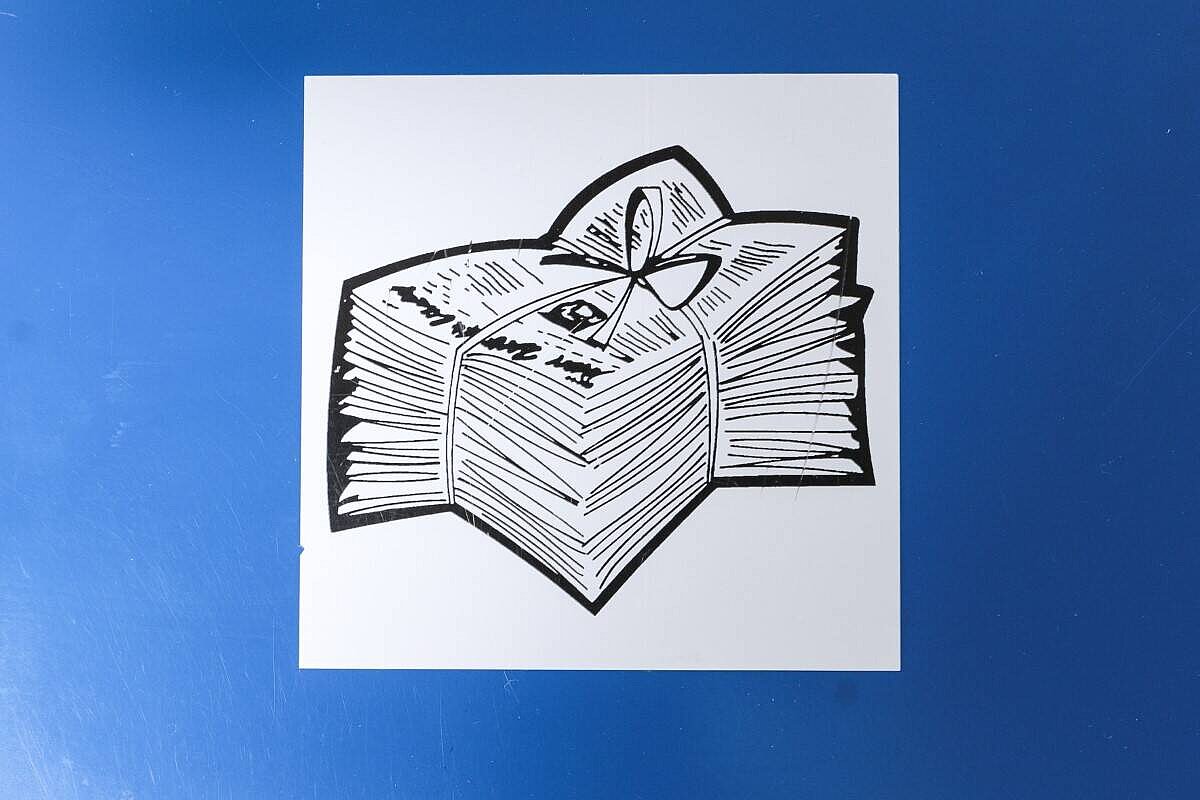 Mülltrennsystem / Wertstoffsammler / VAR Sorting 'WSG 69' / 5 x 90L / Stahlblech verzinkt / weiß