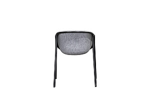 Besucherstuhl / Sessel / DeVorm 'LJ 1' / Sitzschale Filz hellgrau