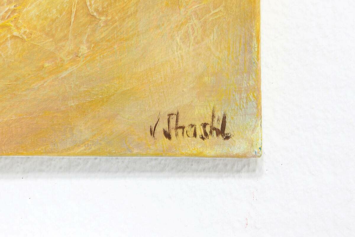 Acrylgemälde '3 Frauen in weiß' von Ulrike Strastil von Strassenheim, 70 x 100 cm