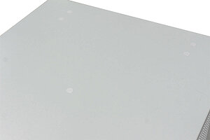 Sideboard / VS Büromöbel / weiß / 120 cm / Akustik-Querrolllade