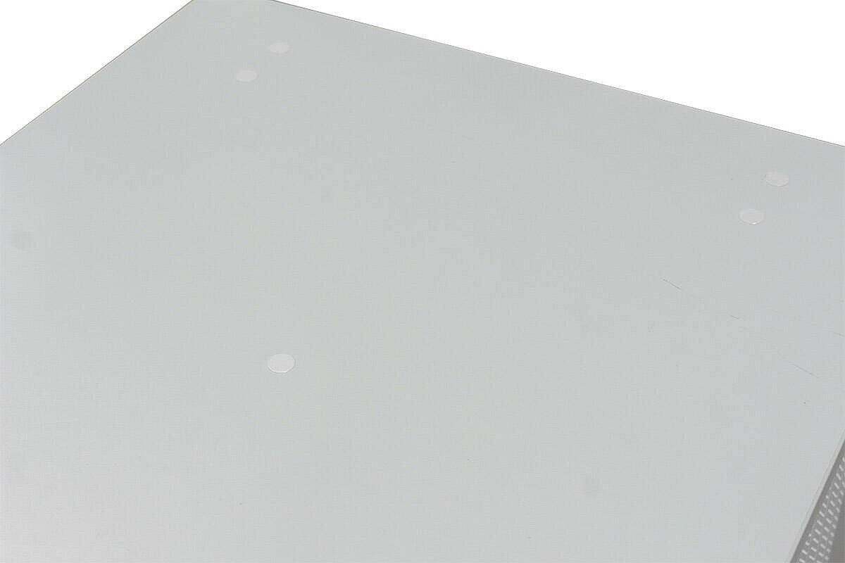 Sideboard / VS Büromöbel / weiß / 120 cm / Akustik-Querrolllade