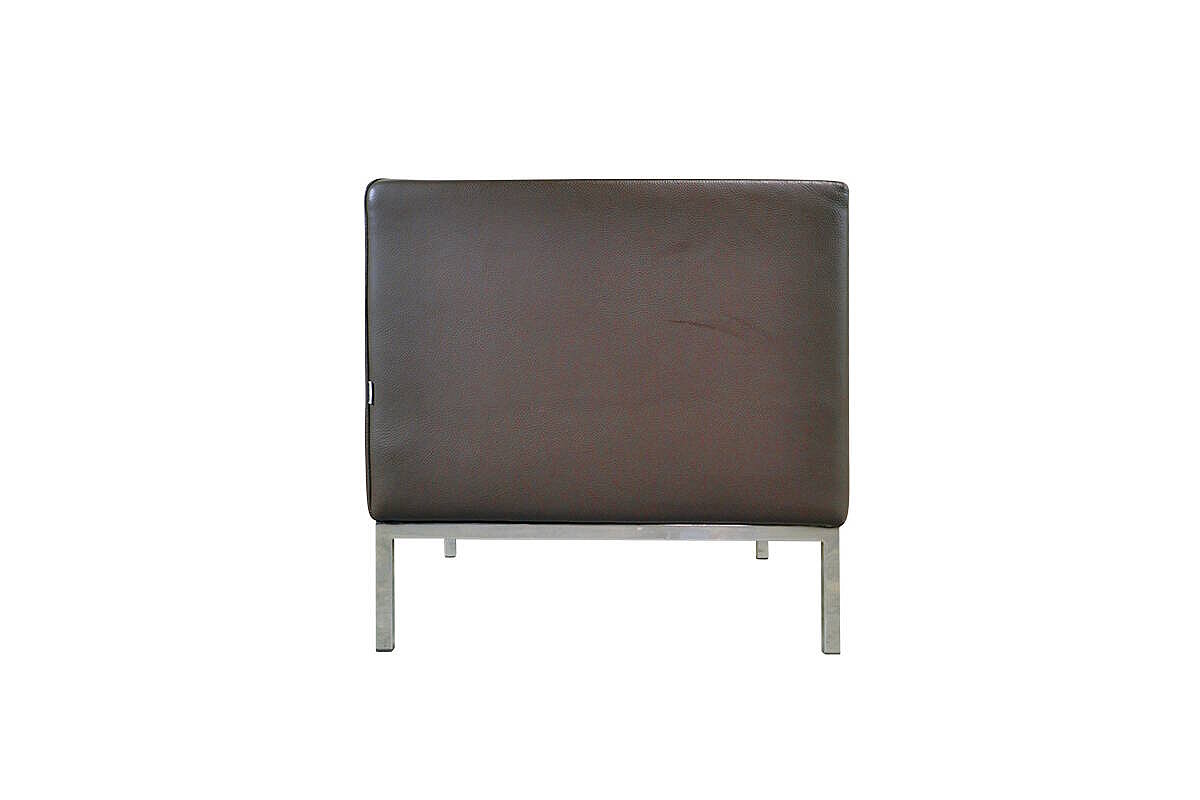 Design-Loungesessel / Giulio Marelli / Leder / braun