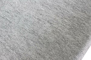 Besucherstuhl / DeVorm 'LJ 2' / Sitzschale Filz hellgrau / stapelbar