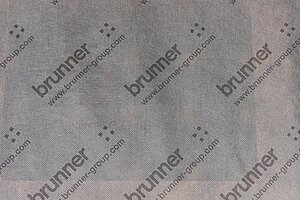 Besucherstuhl / Brunner 'Fina' / orange bunt gestreift / 4-Fuß-Gestell