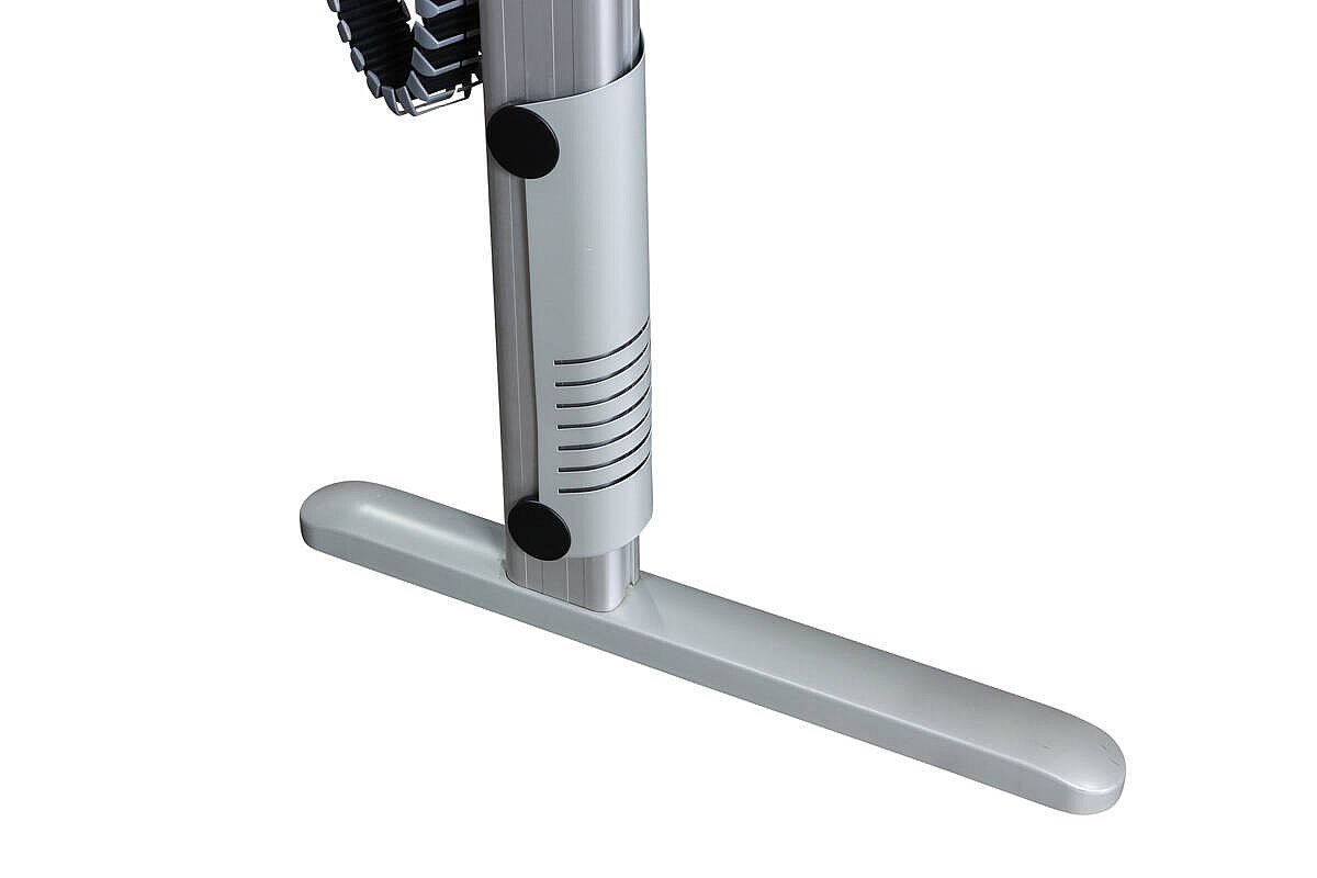 Steh-Sitz-Schreibtisch / Ceka / Cockpitplatte 200 x 90/100 cm / ahorn
