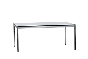 Arbeitsplatz-Set: Schreibtisch USM Haller 175 x 75 cm + Rollcontainer vitra 'Ad Hoc Follow Me 1'