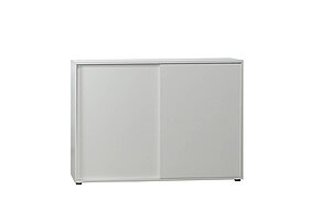 Sideboard / werner works 'basic' / weiß / 160 cm / 3 Ordnerhöhen