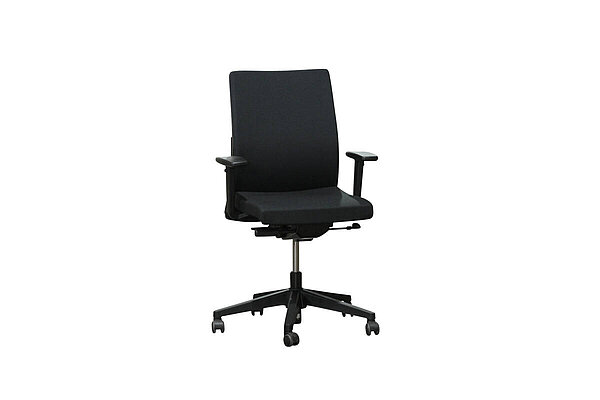 Neuwertig / Bürodrehstuhl / Haworth 'SWIVEL CHAIR' / schwarz