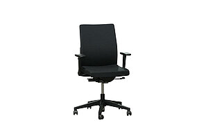 Neuwertig / Bürodrehstuhl / Haworth 'SWIVEL CHAIR' / schwarz