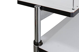 Zweite Ebene / USM Haller / perlgrau / für Schreibtische 175 cm