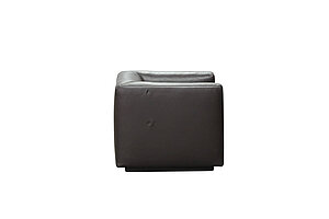 Loungesessel / Walter Knoll 'Living Landscape' / Leder dunkelbraun