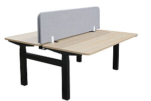 Duo-Bench / Wini 'Startup' / akazie / 160 x 80 cm / elektrisch höhenverstellbar