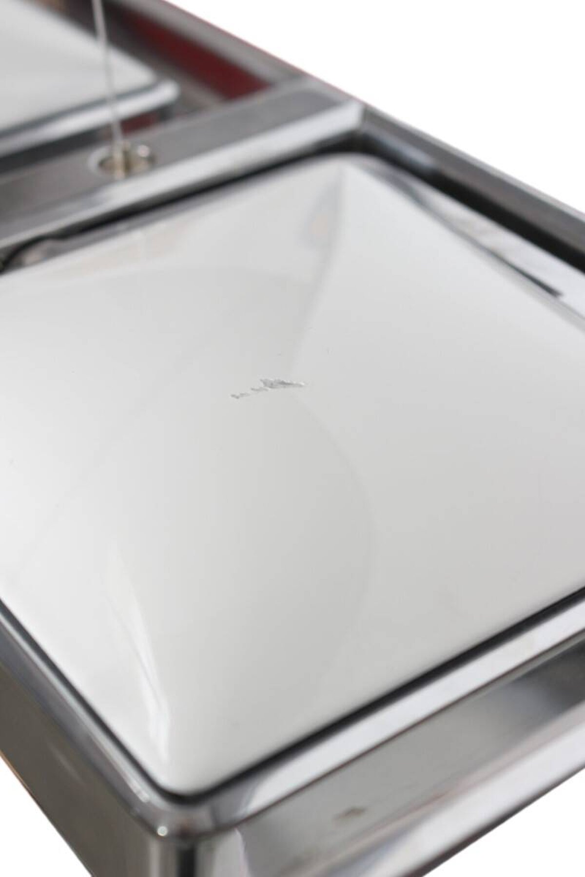 Hängeleuchte / Tobias Grau 'Studio Quattro' / Aluminium poliert / weiß