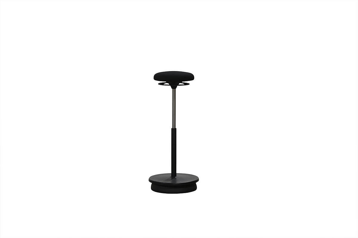 Stehhilfe / Hocker / Haworth 'Comforto 1' / schwarz/schwarz / NP 581 EUR