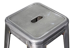 Barhocker / TOLIX / silber / stapelbar / NP 415 EUR