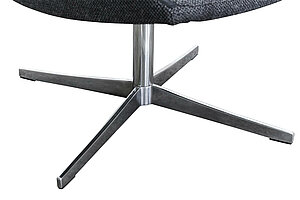 Loungesessel / Züco 'Relax' / anthrazit / Design: Roland Zünd