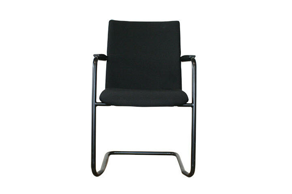 Freischwinger / Haworth 'Comforto 55' / schwarz / stapelbar