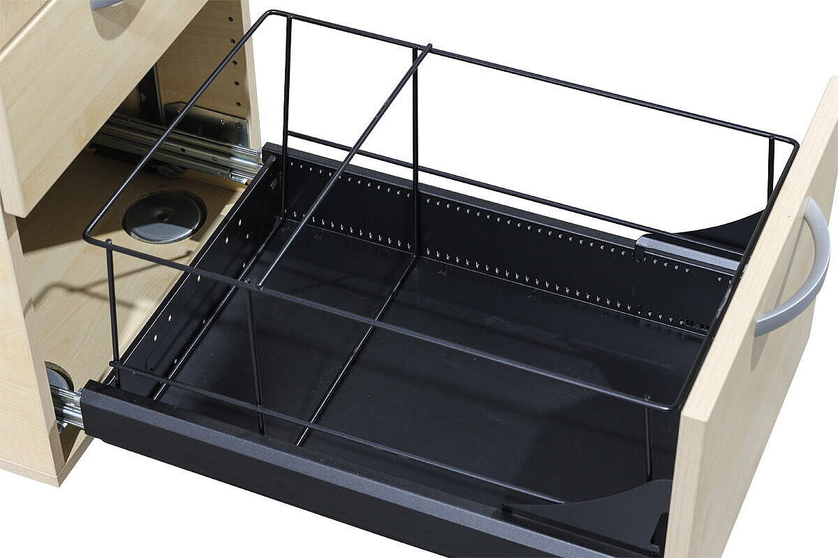 Rollcontainer / Oka / ahorn / Privatfach / 80 cm
