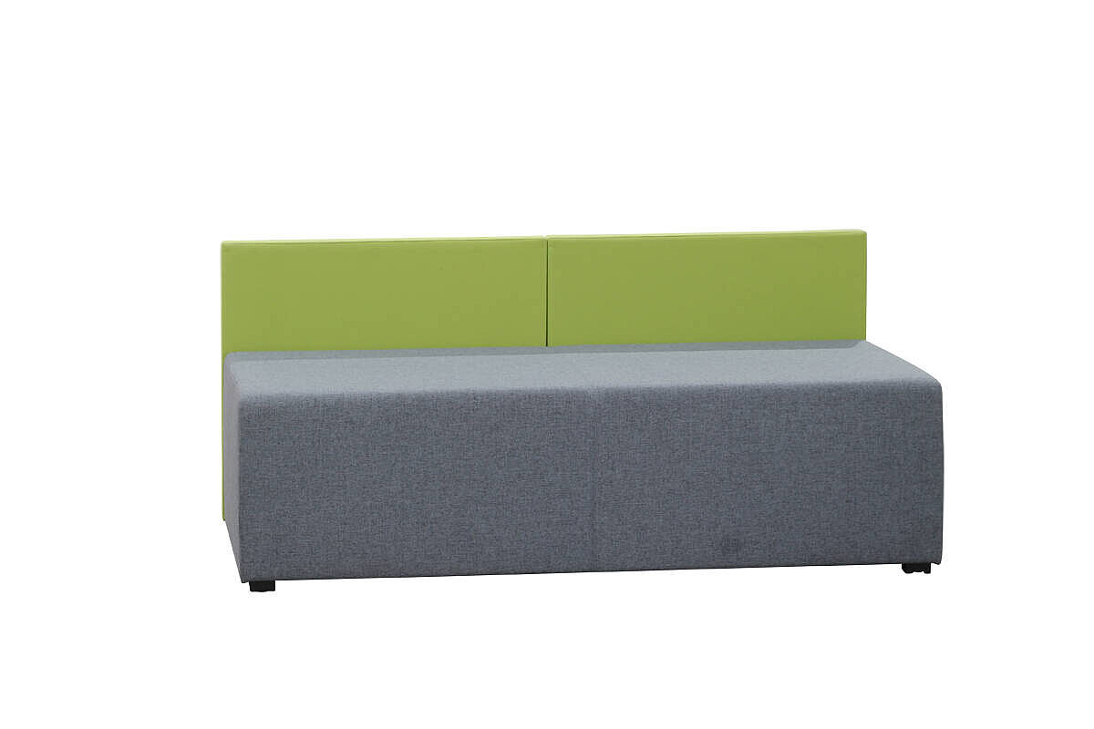 Loungesofa / König & Neurath 'NET.WORK.PLACE' / dunkelgrau/grn