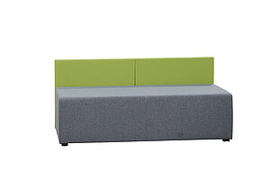 Loungesofa / König & Neurath 'NET.WORK.PLACE' / dunkelgrau/grn