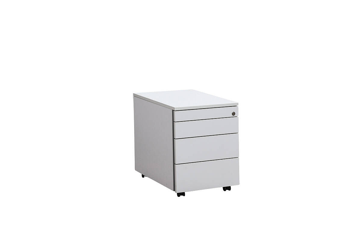 Rollcontainer / Ophelis / Schubladen / weiß / 60 cm