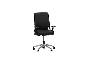 Bürodrehstuhl / Haworth 'Comforto 59' / NP 984 EUR / schwarz / Teppichrollen