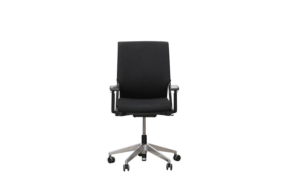 Bürodrehstuhl / Haworth 'Comforto 59' / NP 984 EUR / schwarz / Teppichrollen