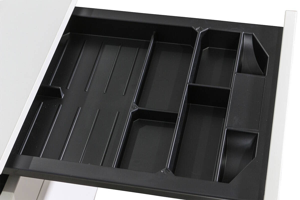 Rollcontainer / Ophelis / Privatfach / weiß / 60 cm