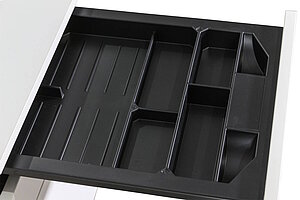 Rollcontainer / Ophelis / Privatfach / weiß / 60 cm