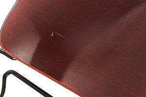 Stapelstuhl / Donghia 'Anziano' / Vintage / T-förmige Rückenlehne / Holz