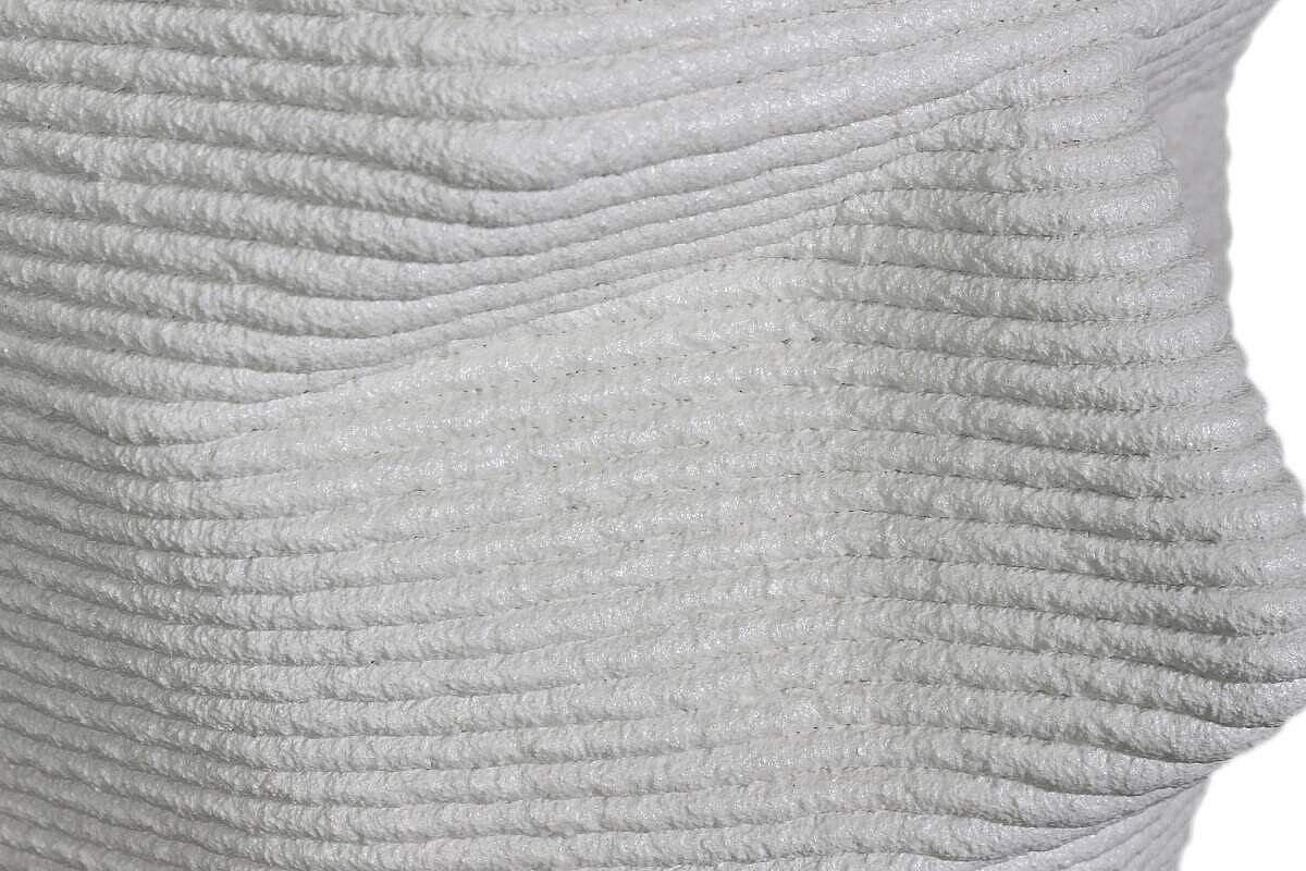 Pflanzengefäß Kopf S / 3D-Betondruck / weiß