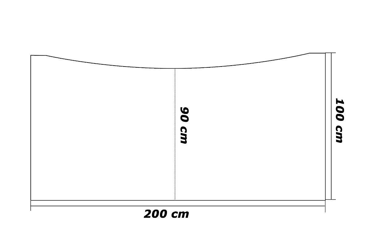 Steh-Sitz-Schreibtisch / Ceka / Cockpitplatte 200 x 90/100 cm / ahorn