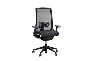 Neuwertig / Bürodrehstuhl / Haworth 'SWIVEL CHAIR' / Netzrücken / schwarz