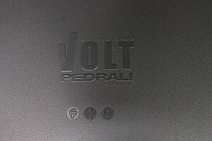 Stapelstuhl / Besucherstuhl / Pedrali 'Volt' / schwarz / OUTDOOR