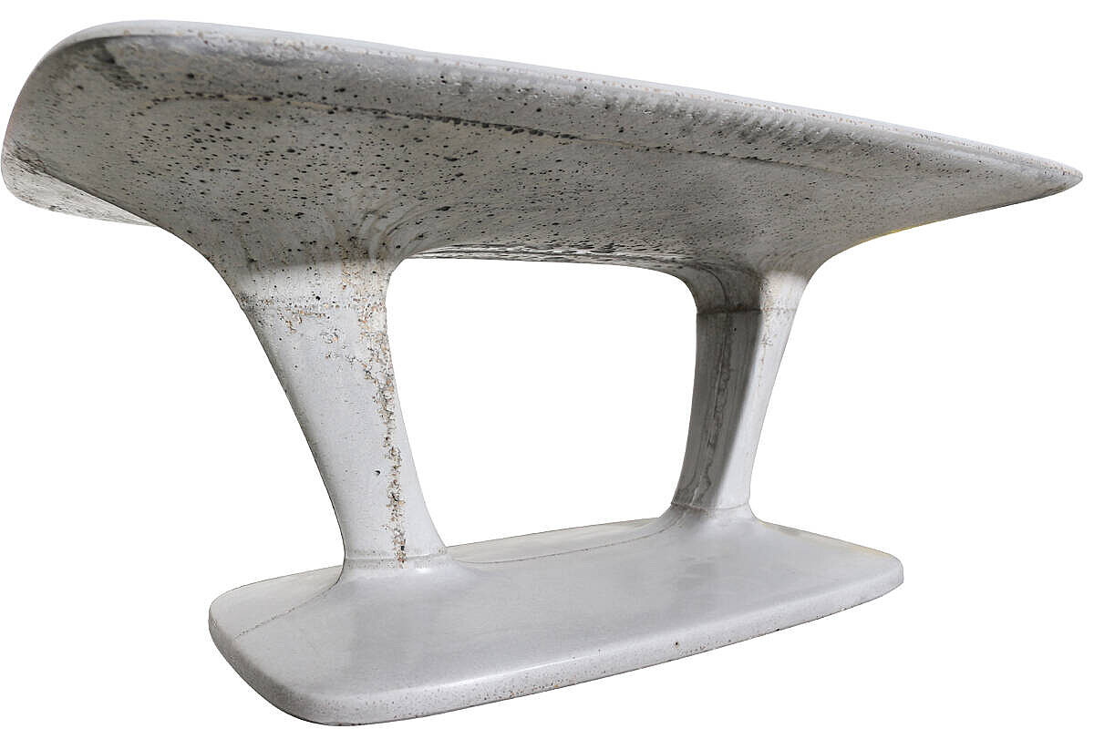 Beton-Beistelltisch 'Lounger Table' in mittelgrau für den Outdoor- und Indoorbereich