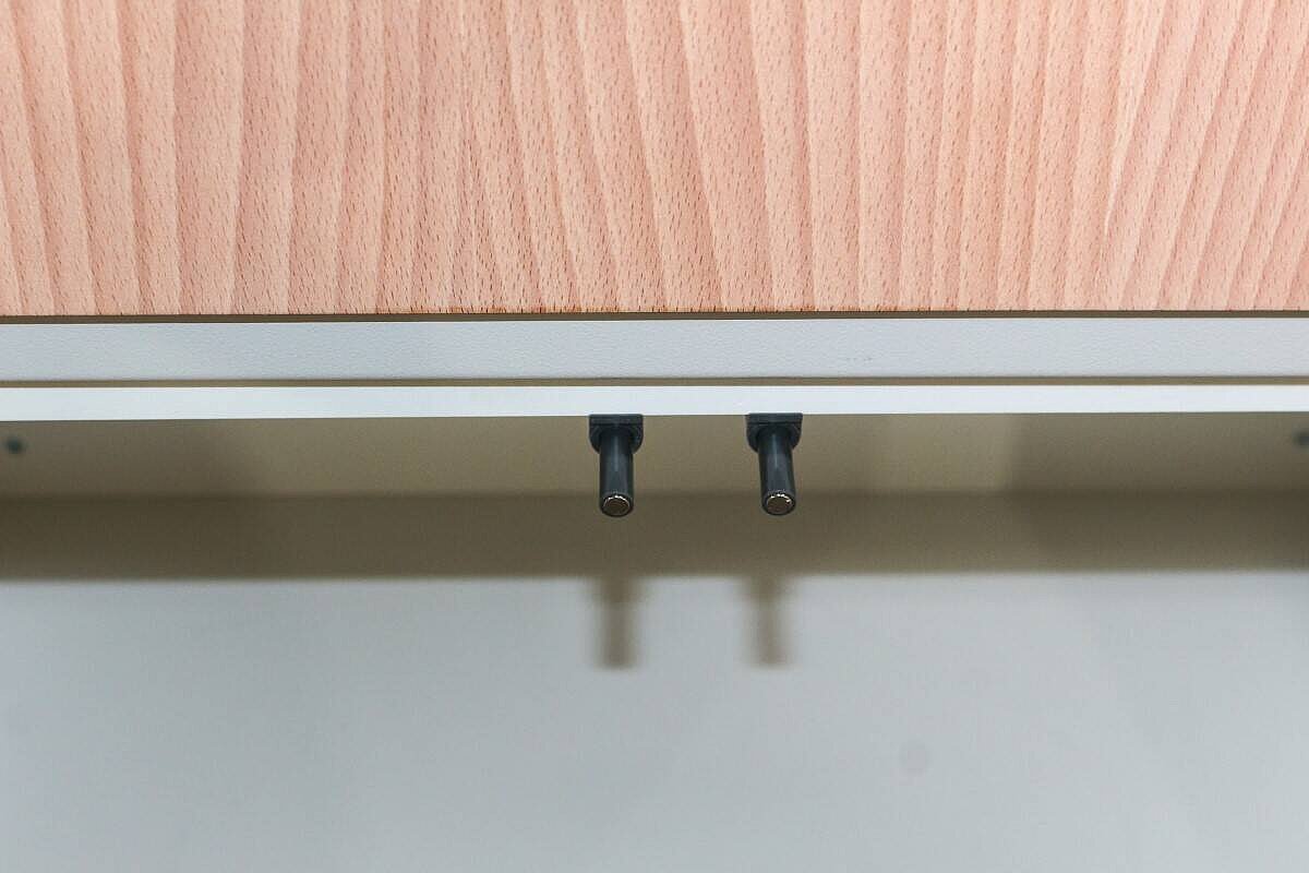 Regalwand / Schrankwand / Ondarreta 'Dry' / 522 x 35 cm / birke/grau