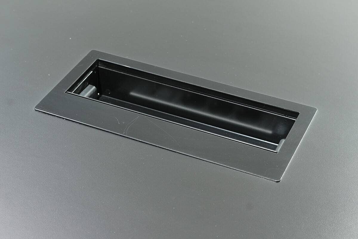 Besprechungstisch / 190 x 80 cm / schwarz / Turnbox