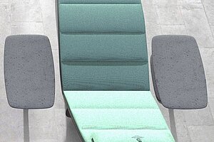 Beton-Beistelltisch 'Lounger Table' in mittelgrau für den Outdoor- und Indoorbereich